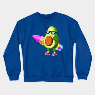 avocado surfer Crewneck Sweatshirt